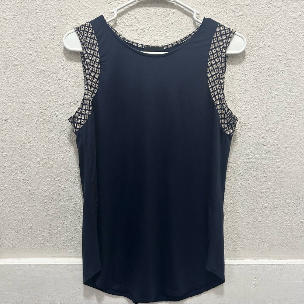 W5 Navy Women's Sleeveless Top Size Small